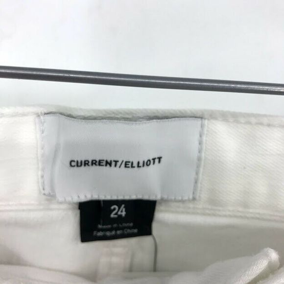 Current/Elliott The Boyfriend Shorts 24 White NWT - Picture 8 of 12
